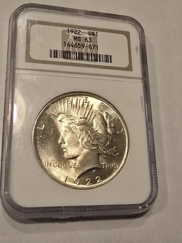 1922 Peace Dollar MS-63 NGC