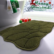 Microfiber Bathroom Rugs, 32x20 Inches Bath Mats for Bath Non Slip