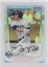 2011 Bowman Draft Chrome Prospects Refractor Mikie Mahtook #BDPP54 0o9