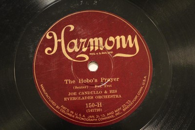 JAZZ JOE CANDULLO ORCH The Hobo's Prayer HARMONY 150  V++