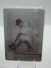 2016 Topps Rob Refsnyder 1/1 Magenta Plate Rated Rookie