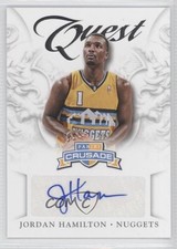 2012-13 Panini Crusade Quest Auto Jordan Hamilton #69 Auto b9u