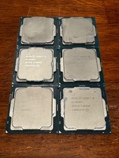 Lot of 6 Intel Core i5 CPU Processors 7th, 8t...