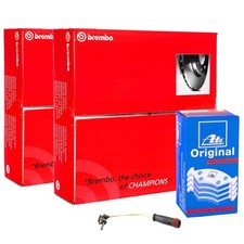 BREMBO Bremsscheiben 342mm ATE KERAMIK Beläge WAKO Satz Vorne für MERCEDES W206