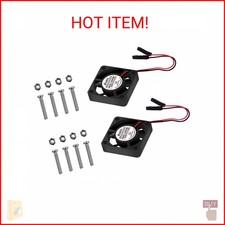 Aokin for Raspberry Pi Cooling Fan DC 5V/3.3V Brushless CPU Cooling Fan with Scr