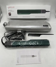 IG INGLAM Air Straight 2-in-1 Hair Dryer & Straightener, Wet to Dry, Dark Green 