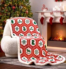 Christmas Blankets Throws Red Green- Extra Large Christmas Throws for Sofa...