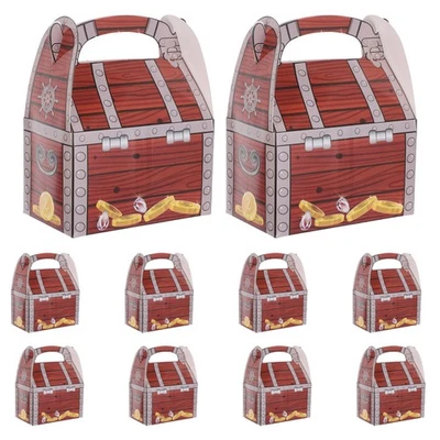 20 Pcs Coffret Cadeau Trésor Des Pirates Boîtes Friandises D'Halloween - Photo 1/4