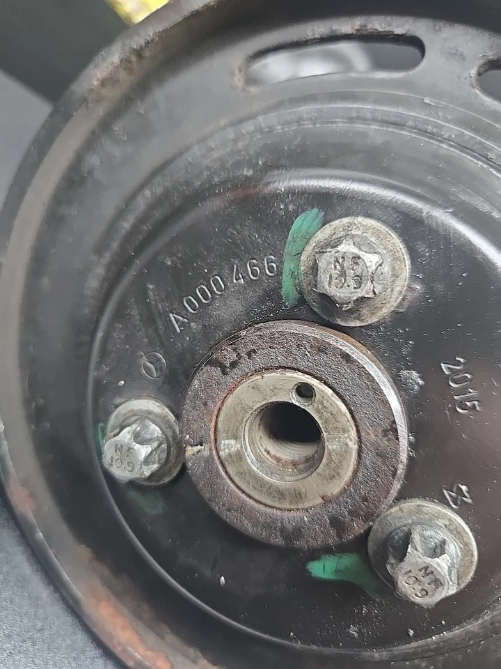 07-11 Mercedes W221 S550 CL550 CL500 ABC Tandem Hydraulic Power Steering Pump - Image 3 of 4