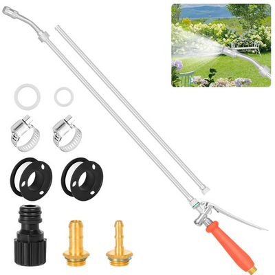 #ad 29quot; 44quot; All Metal Sprayer Wand Suitable for 1 2quot; Hose Quick Connector 1 4quot; ... $28.59