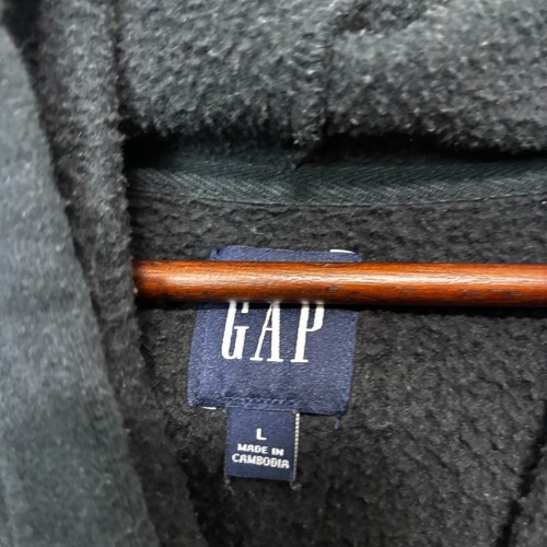 GAP 1969 Hoodie Embroidered Long Sleeve Black Sweatshirt Pullover Casual Womens - Picture 3 of 5
