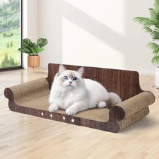 Extra Large Cat Scratcher Bed, 32  Cardboard Cat Couch  Lounger