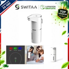 Distributeur savon automatique sans contact rechargeable mural