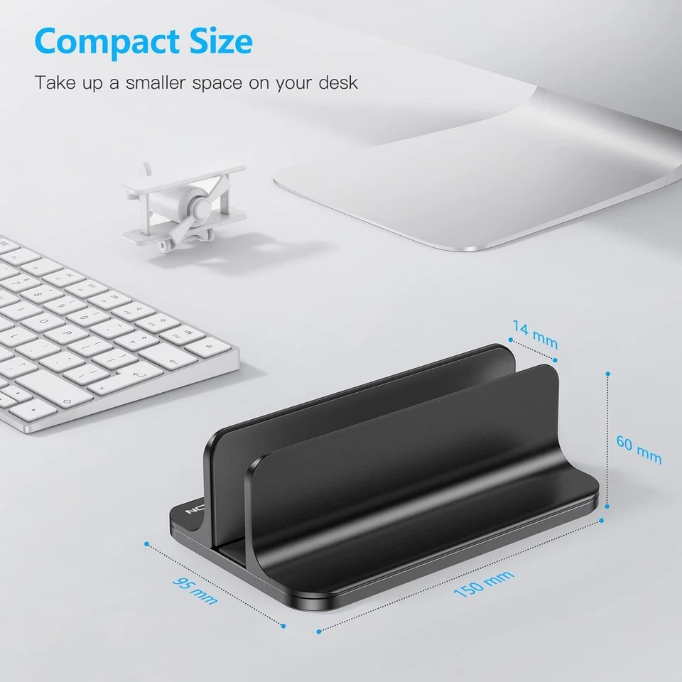 Soporte ajustable para computadora portátil para eficiencia de espacio - Se adapta a computadoras portátiles de hasta 17,3" Foto 4 de 4