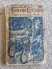 Rare Vintage Motorcycles And How To Manage Them Book Collectable Memorabilia