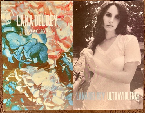 LANA DEL REY Ultraviolence Album 2014 Promotional 2-Sided Pamphlet Rare