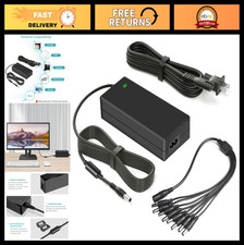12V 5A Security Camera Power Supply Adapter with 8-Way Splitter Cable - Reliable