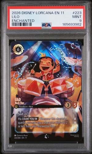 Lilo - Rock Star graded PSA 9 for sale on eBay
