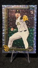 2025 Topps Update Chrome Silver Crackle US295 Ryan Bergert San Diego Padres RC