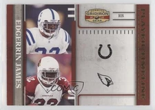 2007 Donruss Gridiron Gear Player Timeline /500 Edgerrin James #PT-24 HOF