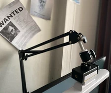 OVERHEAD TRIPOD for DSLR Camera Desk Mount Stand Articulating Boom Arm SALE NEW