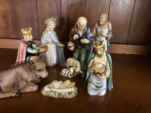 聖母マリアの降誕　＃214　★フンメル　ドイツゲーベル　ヴィンテージ　白磁 聖母マリアの降誕 ＃214 ☆フンメル ドイツゲーベル ヴィンテージ 白磁