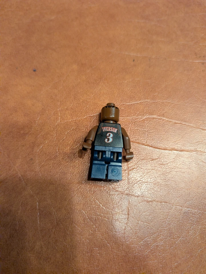 LEGO Allen Iverson Minifigure #3 3564 NBA Philadelphia 76ers CMF Lot Rare nba010 - Image 2 of 2