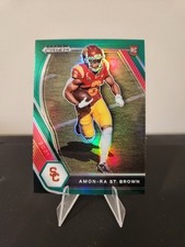 2021 Panini Prizm Draft Picks - Amon-Ra St. Brown #133 Green Prizm (RC)