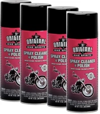 4 PACK Original Bike Spirits Spray Cleaner Polish Protector 14oz Aerosol Can...