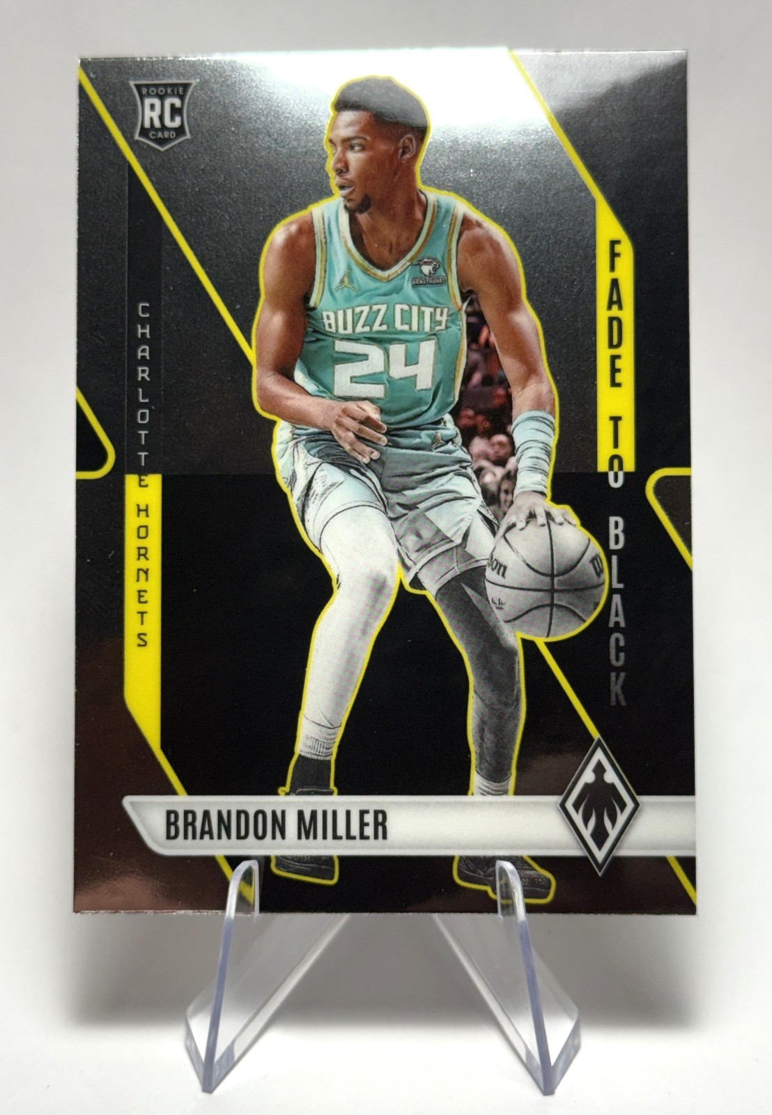 Brandon Miller 2023-24 Phoenix Fade to Black (RC) #8 CHARLOTTE HORNETS
