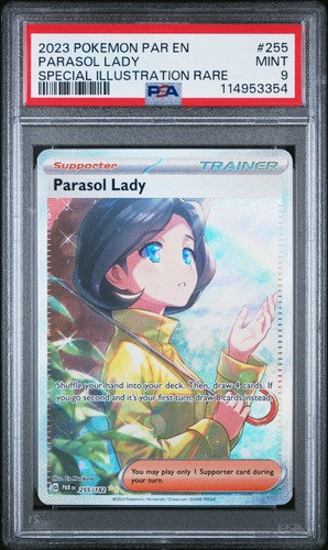 Parasol Lady graded PSA 9 for sale on eBay