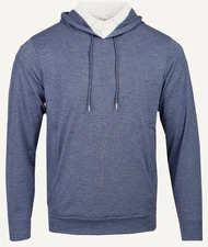 NEW Donald Ross LARGE Duke Hooded Pullover Shirt Navy Blue Hoodie