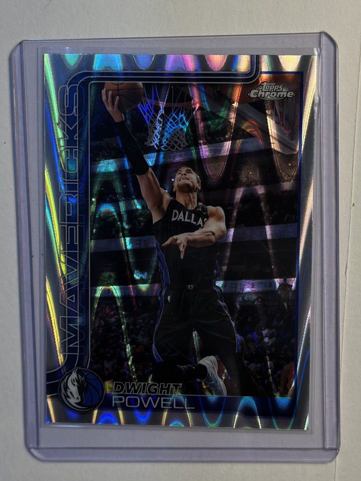 2025-26 Topps Chrome Update RayWave Refractor #139 Dwight Powell, Dallas Maveric