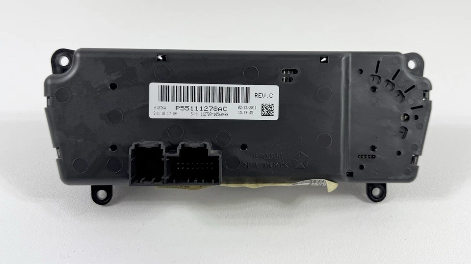 ✅ 11-17 JEEP PATRIOT BRÚJULA DODGE CALIBRE AIRE ACONDICIONADO CALEFACCIÓN CONTROL DE CLIMA 55111278AC Foto 4 de 4