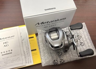 Shimano 22 Metanium Shallow Edition HG Left Hand Fishing Reel Rare Find