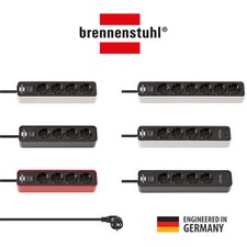 Brennenstuhl Steckdosenleiste Ecolor mit Scha...