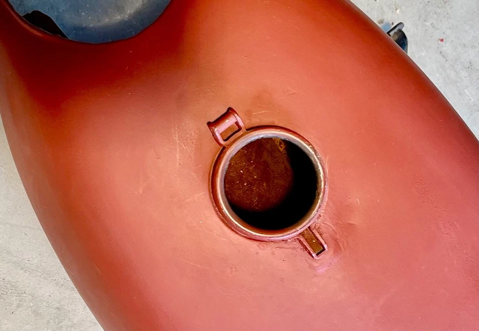 Kawasaki S2 350 1973 triple tanque de gasolina Foto 3 de 4