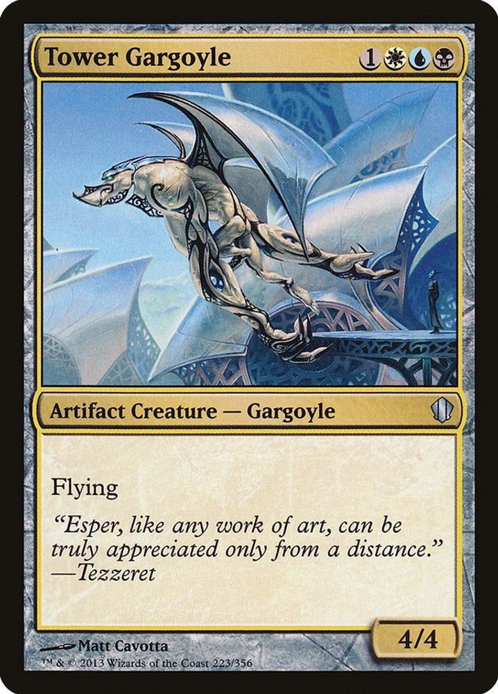 2013 Magic: The Gathering: Commander 2013 - Tower Gargoyle (#223, U, Near Mint)