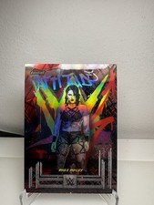 RHEA RIPLEY /10 ATTITUDE RARE RED WWE TOPPS FINEST 2025