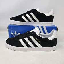 Adidas Gazelle J 'Black White' Casual Shoes / BB2502 / Youth 6.5, Women's 7.5