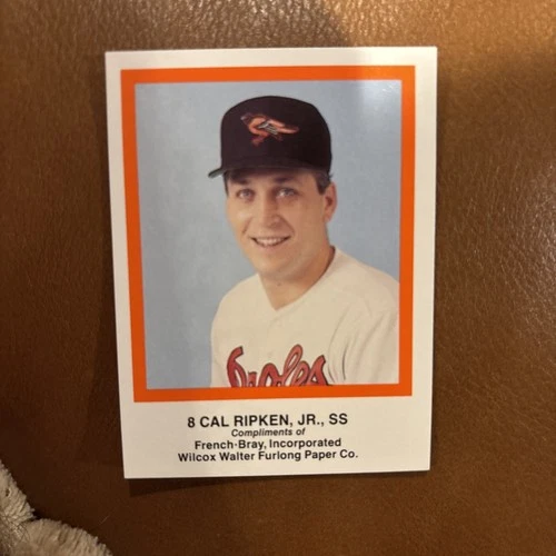 Cal Ripken Jr 1989 French/Bray #8 • Baltimore Orioles • Oddball Issue- HOF  M22