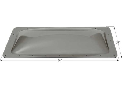 Icon 12117 SL1430S RV Skylight 14'' x 30'' - Smoke