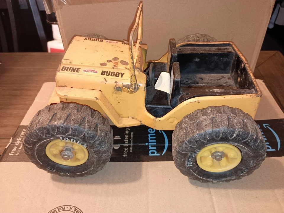 复古 TONKA 压钢橙色沙丘越野车 吉普 MR-970 金属* 查看所有图片* — 第 4/4 张图片