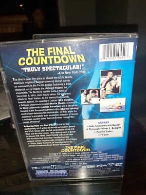 The Final Countdown (DVD, 2004) Kirk Douglas Martin Sheen | eBay
