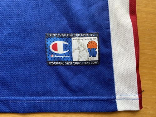SCG SERBIA AND MONTENEGRO BASKETBALL SHIRT JERSEY CHAMPION sz XL MEN - Picture 8 of 16