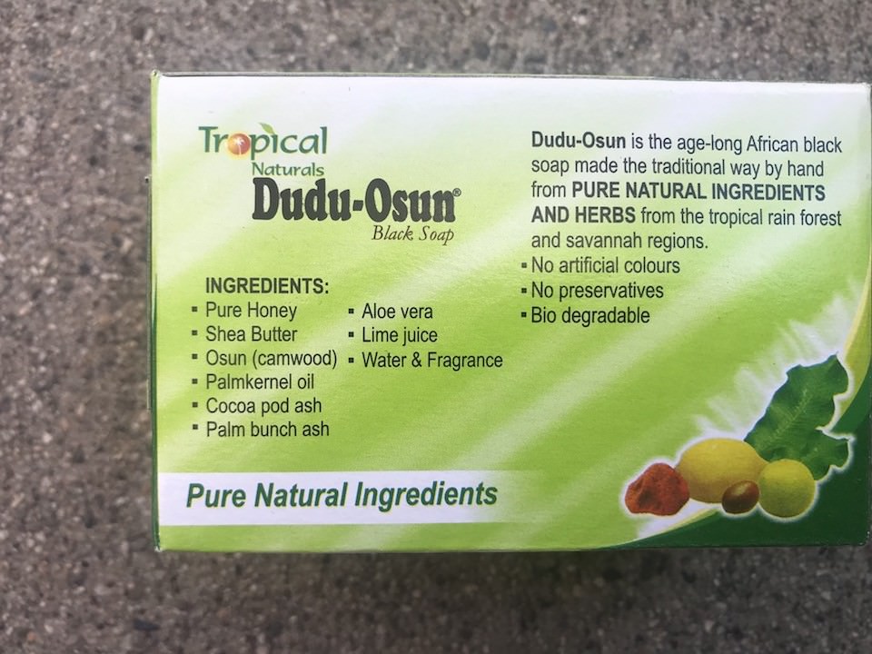 Savon Noir Africain Dudu Osun Original - 150g, Naturel, Pour Corps Et Visage