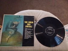 Todd Duncan•Sings Spirituals ☆RARE☆ Record 232•Hudson 1st Press'60 ◇Mono◇ EX/EX