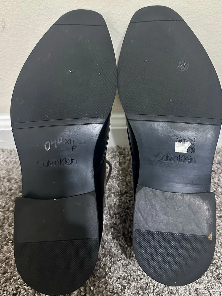 Calvin Klein Dark Brown Chukka Leather Boots, Size 8.5 Mens - Image 4 of 4