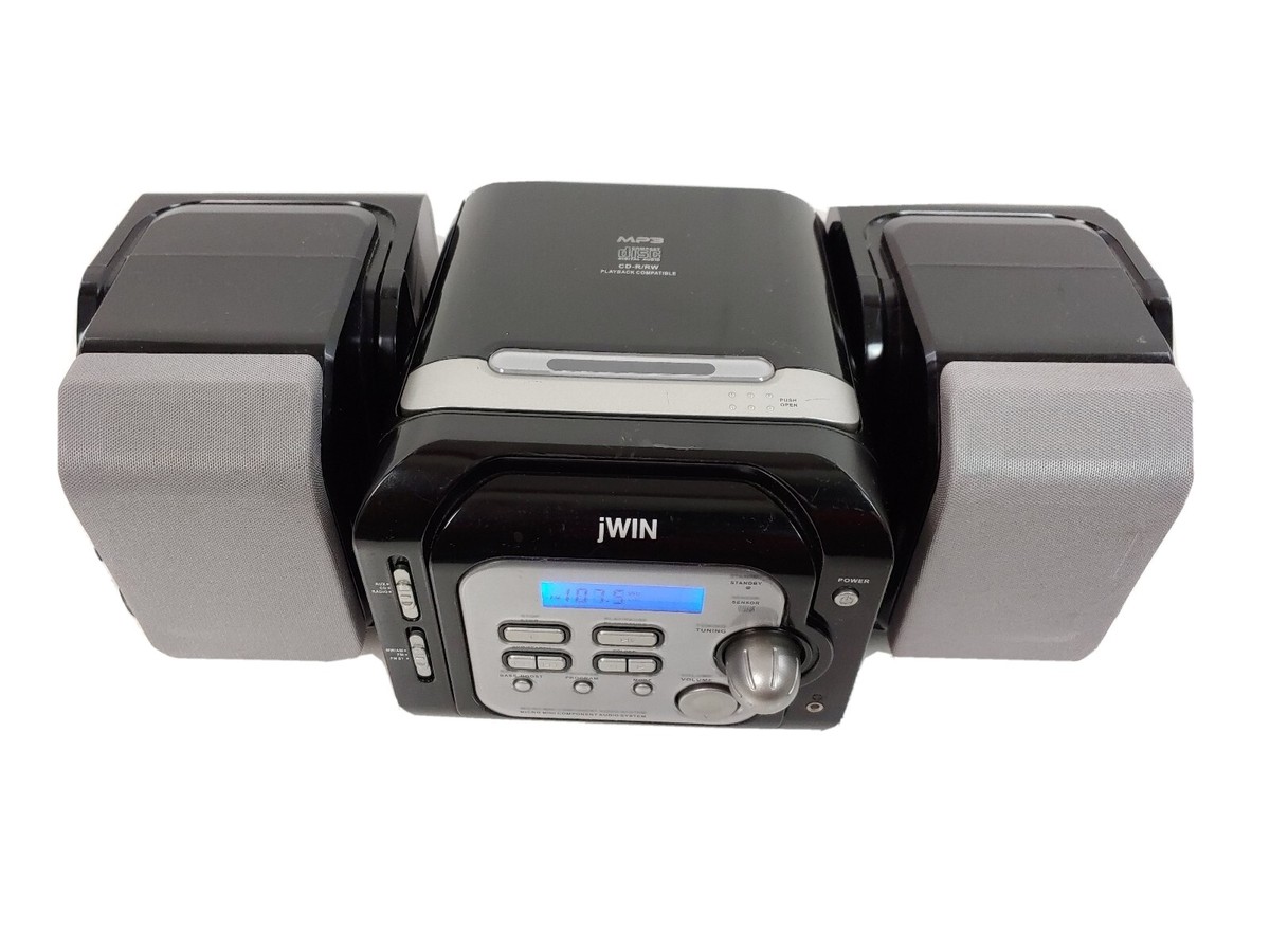 JBCD-2008 CD 状態N jWIN JX CD2100 Micro Mini Component Audio System AM/FM CD MP3 4W