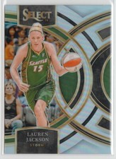 2024 Panini Select WNBA #133 Lauren Jackson Premier Level Silver Seattle Storm